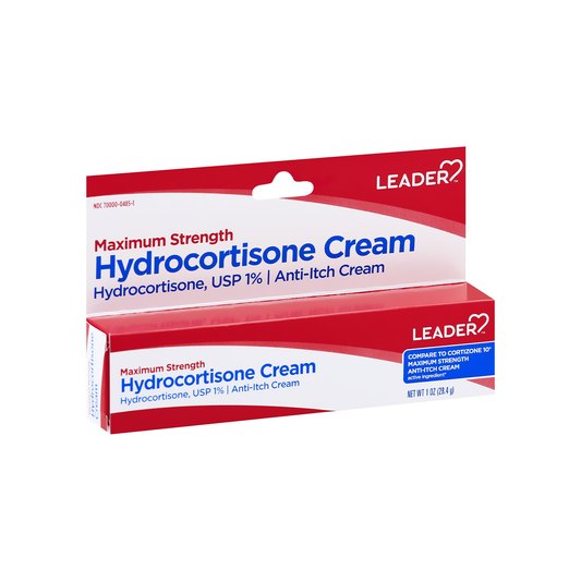 Leader Hydrocortisone 1% Ointment – 1 oz